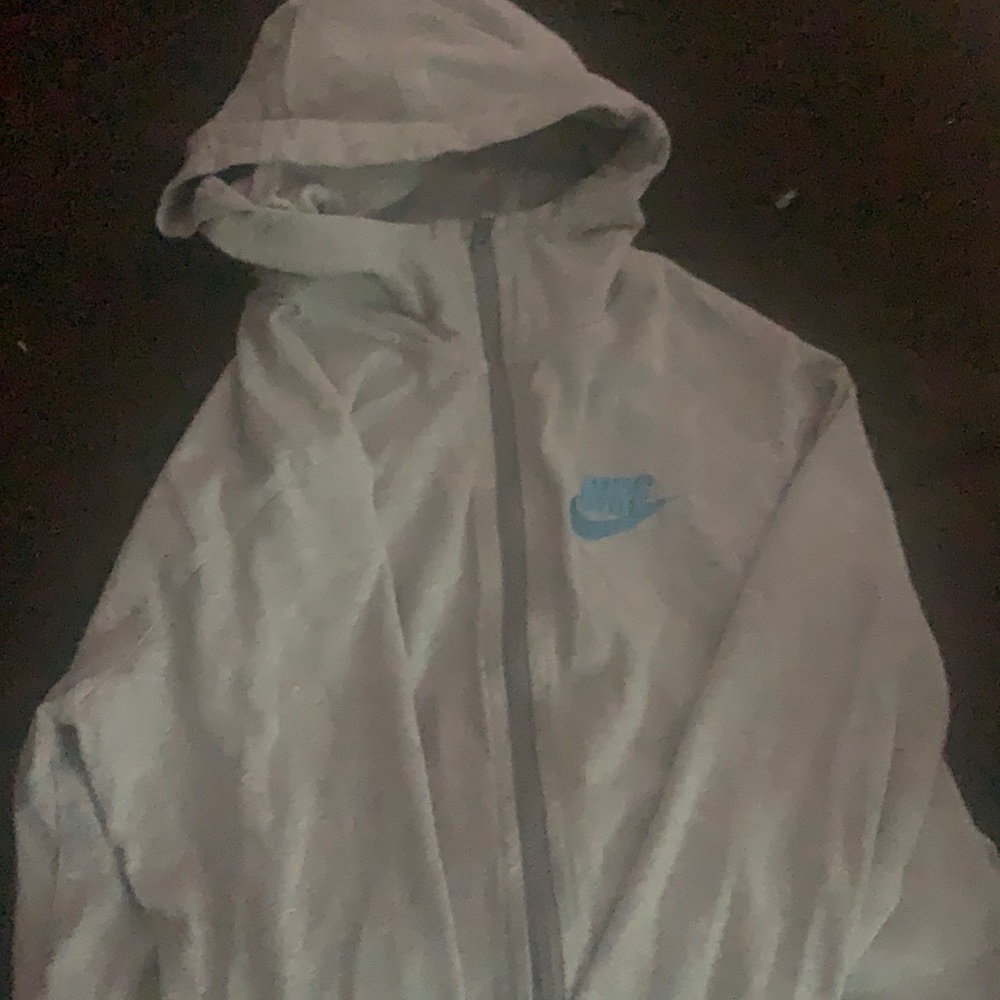 Gray Nike sweater zip up